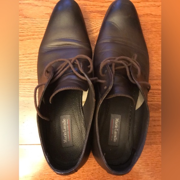 Brown Leather Dress Shoes - Picture 2 of 4